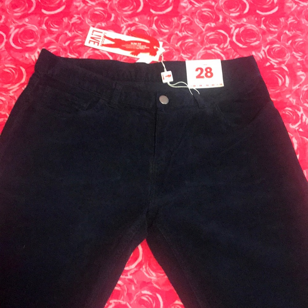 Corduroy Lacoste woman jeans stretch size 28.